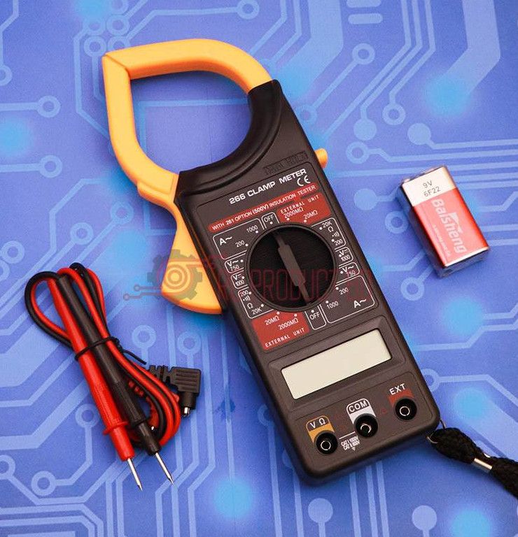 DT266 Professional Digital Clamp Meter Multimeter Multi Meter