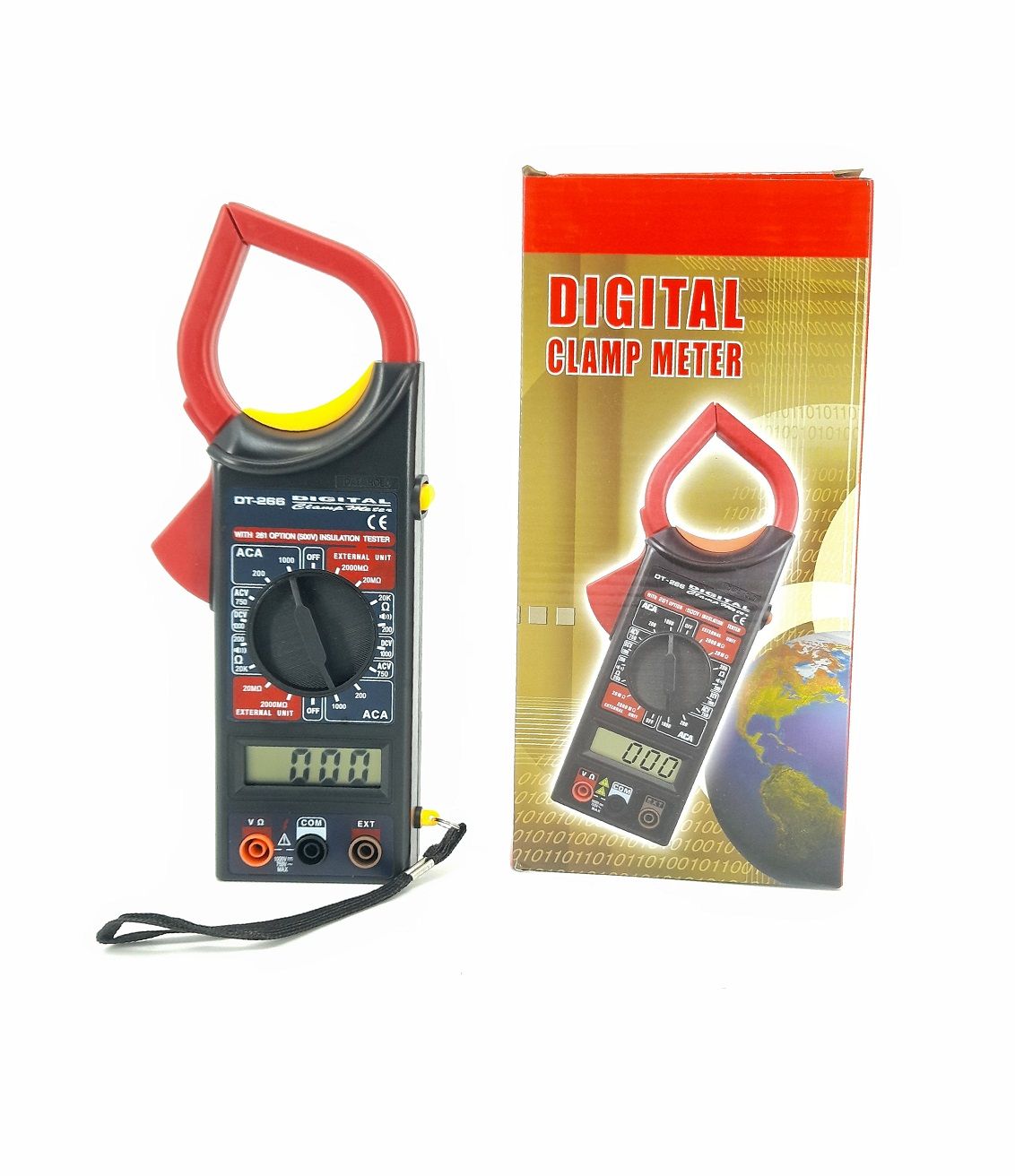 DT266 Professional Digital Clamp Meter Multimeter Multi Meter