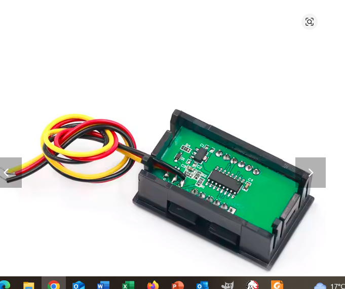 DC voltage meter DC5V-120V reverse protection 0.56 inch LED digital display for Motorcycle Car Green