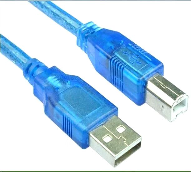 USB 2.0 Printer Cable High Speed USB A to USB B Printer & Scanning Cable Blue 3M