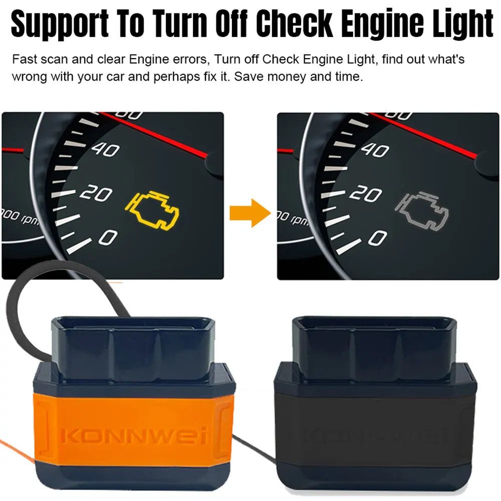 ELM327 V1.5 Bluetooth 5.0 OBD2 Scanner OBDII Auto Car Diagnostic Tools OBD 2 Code Reader