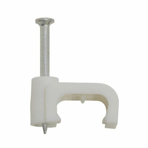 Nail Cable Clips Flat 100Pcs.