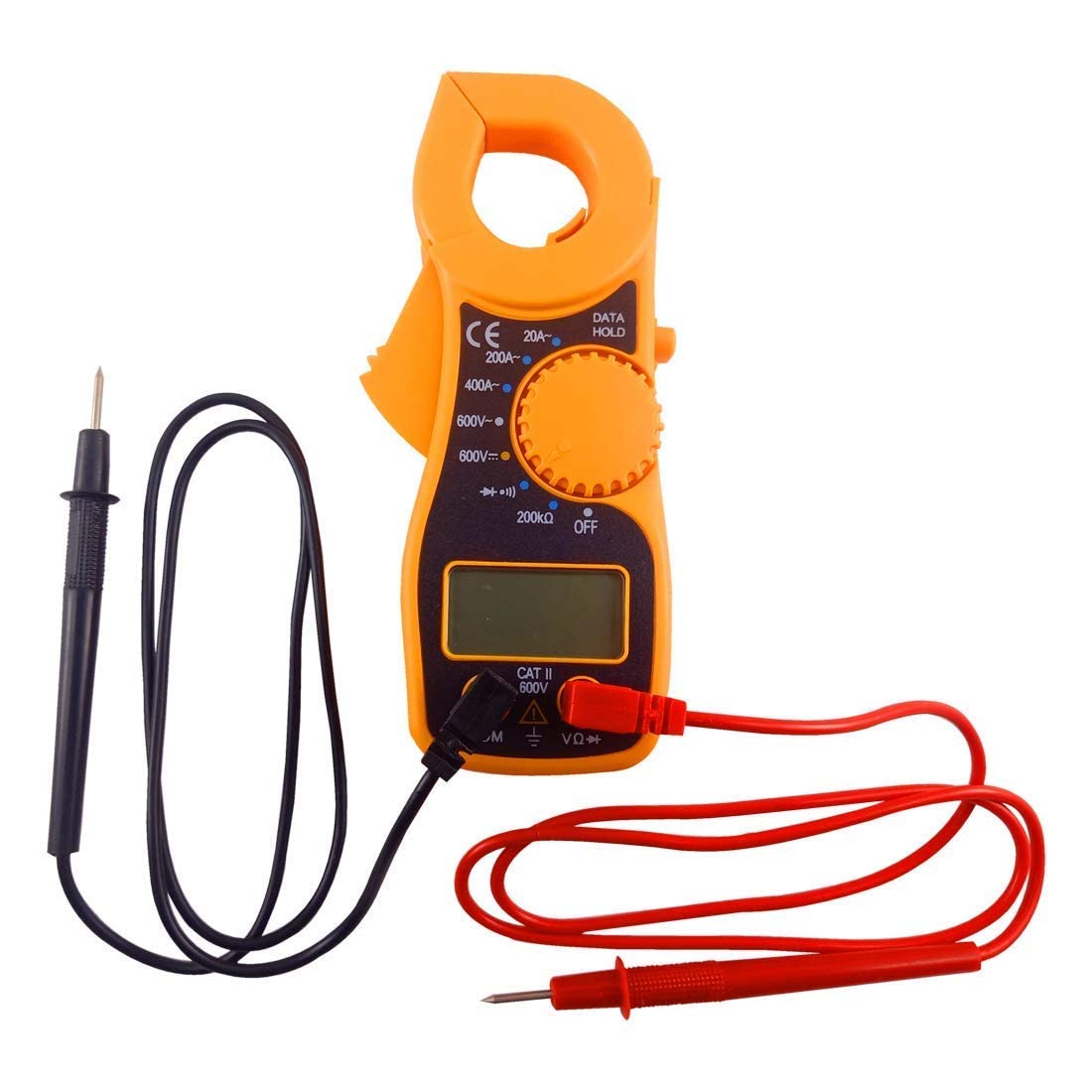 Mini Pocket-Sized Digital Clamp Meter MT-87 Portable LCD Clamp Digital Multimeter - AC/DC Voltage, Current & Ohm Tester