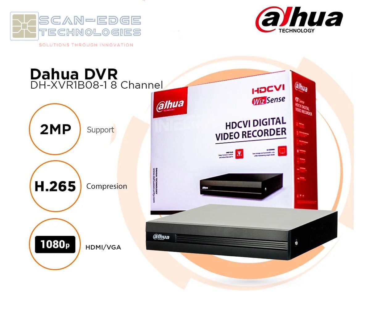 Dahua Wiz Sense HDCVI Digital Video Recorder 4/8/16/32 Channel.