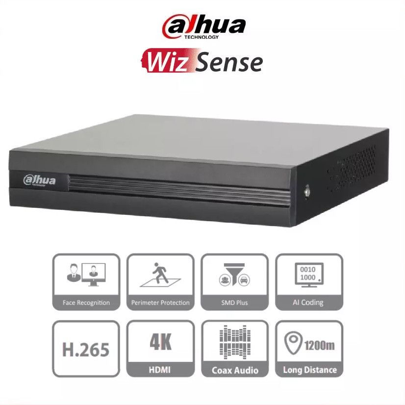 Dahua Wiz Sense HDCVI Digital Video Recorder 4/8/16/32 Channel.