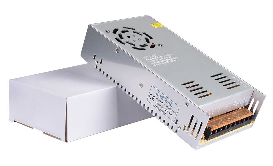CCTV Power Open Multichannel Supply 200-220V With Cooling Fan 12V 30 Amps