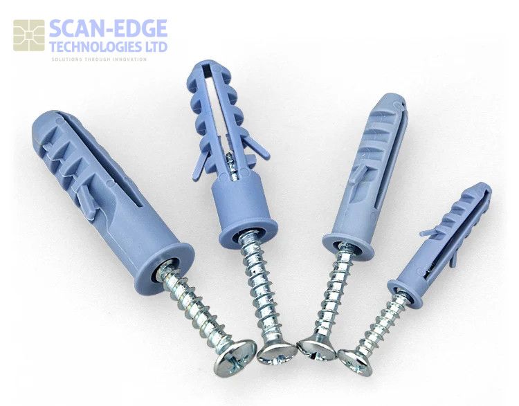 Expansion Wall Plugs 6mm with Self Tapping Screws 10PC 20PC Set