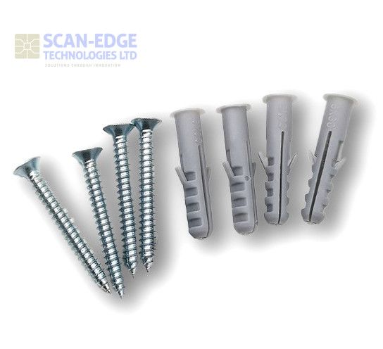 Expansion Wall Plugs 6mm with Self Tapping Screws 10PC 20PC Set