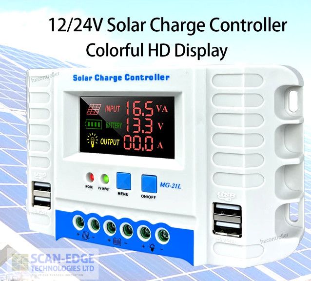 PWM Solar Charge Controller 20/30 Amps 12/24V