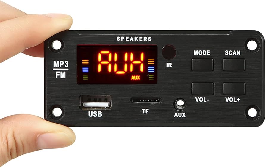 Amplifier 25Wx2 12V Mp3 Decoder Board Audio Module Bluetooth 5.0 Wireless Music Car Mp3 Player
