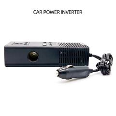 Olesson1665 Car Power Inverter 200W Power Socket Car Cigarette Lighter Charger 12V to 220V Car Inverter Dual USB with Type C Charging Ports