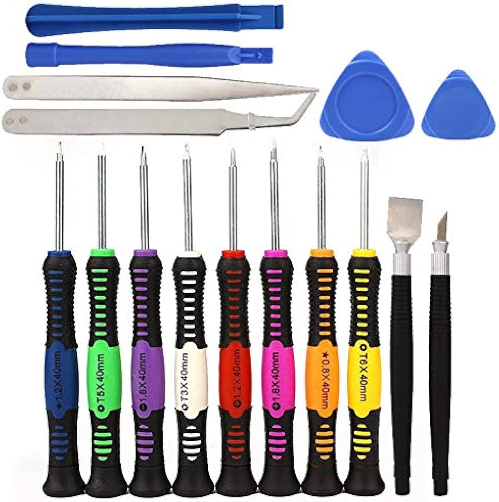 16-Piece Precision Screwdriver Set Repair Tool Kit for Mobile Phones & Other Devices
