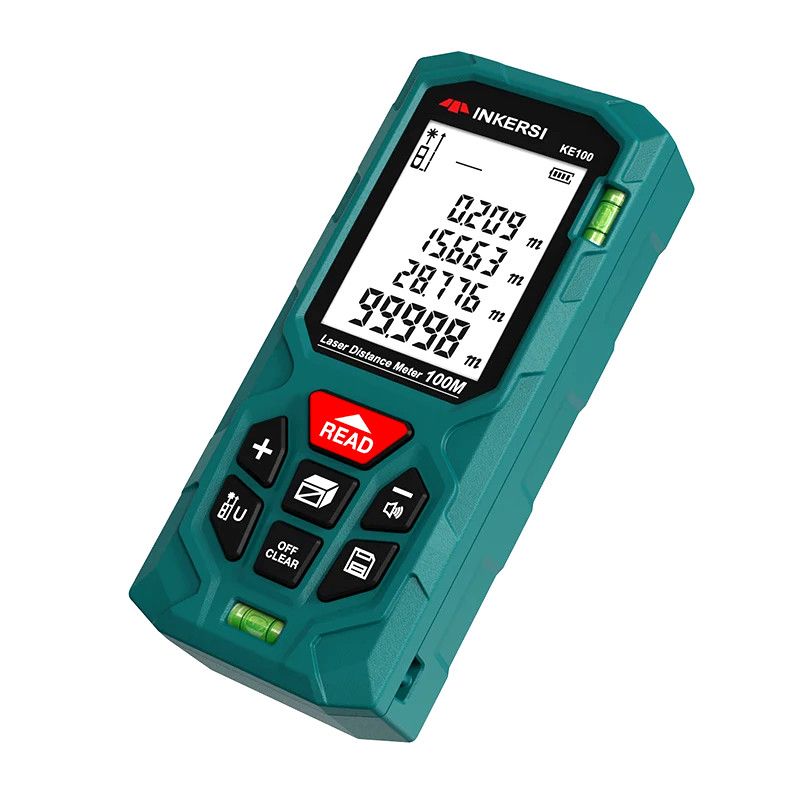 INKERSI Laser Rangefinder Digital Tape Measure 70M/120m High Precision Laser Distance Meter Digital Roulette Range Finder
