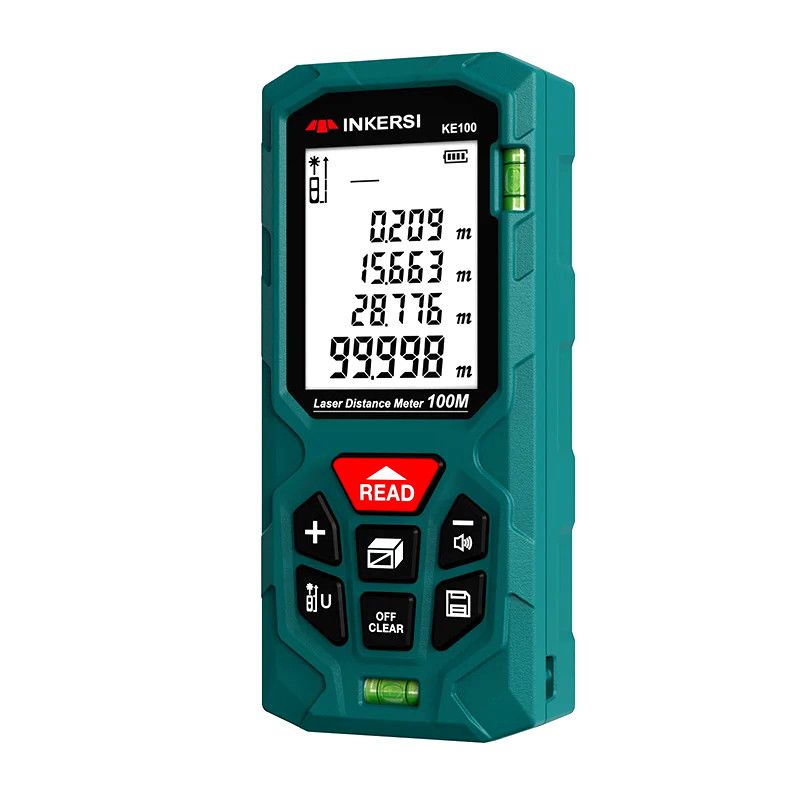 INKERSI Laser Rangefinder Digital Tape Measure 70M/120m High Precision Laser Distance Meter Digital Roulette Range Finder