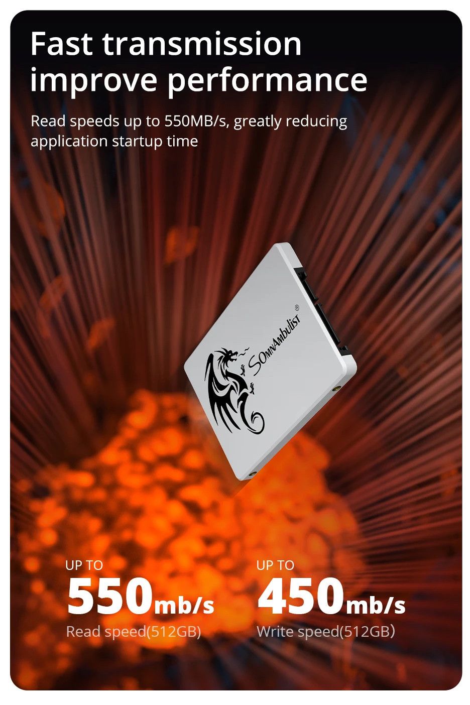 SomnAmbulist SSD 2.5 64GB 128GB for Laptop Desktop Solid State Drive Sata3 64GB 128GB