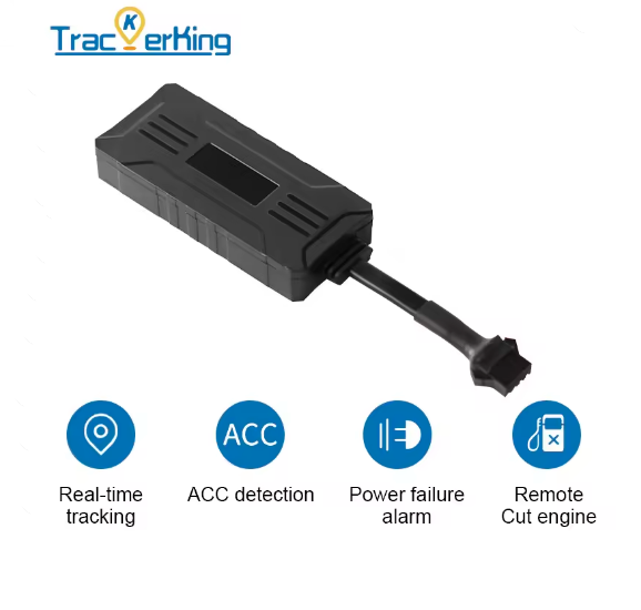 TrackerKing G109 GPS Tracker For Motorcycle 2G Anti-Lost Car Rastreador Real Time Tracking Device Locator Positioner for Cars and Bikes