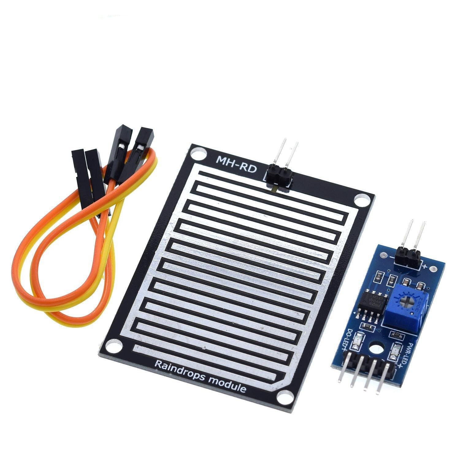 Snow Raindrops Detection Sensor Module Rain Weather Module Humidity For Arduino Relay Control Module Rain Water Sensor Module