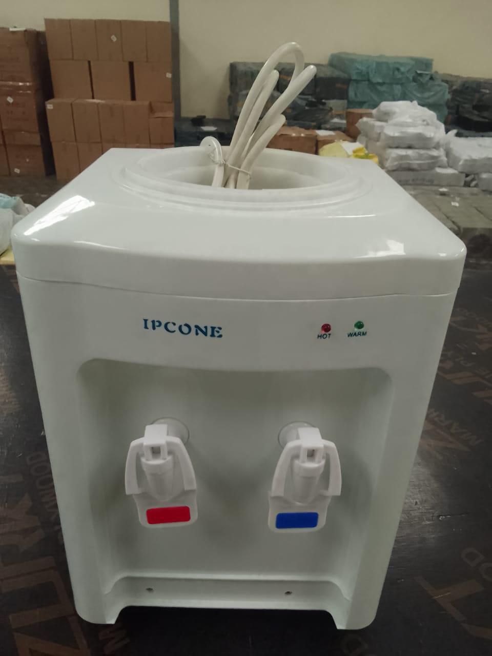 Ipcone Table Top Water Dispenser HT23004 | Hot & Normal Dual Tap | Compact, Durable & Energy-Efficient – White