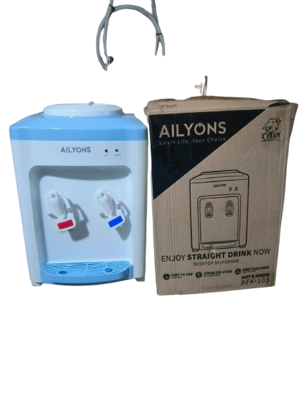 🚰 AILYONS AFK-103 Table Top Water Dispenser – Hot & Normal Drinking Water | Compact Desktop Design | Energy-Saving, Easy-to-Use + 1-Year Warranty ✨
