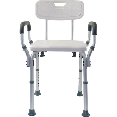 1 Folding Steel Bedside Commode Chair, Portable Toilet, Supports Individuals Weighing Up To 150Kg, with 7.5 Qt. Bucket and 13.5 Inch Seat, Grey
1 Folding Steel Bedside Commode Chair, Portable Toilet,