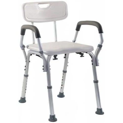 1 Folding Steel Bedside Commode Chair, Portable Toilet, Supports Individuals Weighing Up To 150Kg, with 7.5 Qt. Bucket and 13.5 Inch Seat, Grey
1 Folding Steel Bedside Commode Chair, Portable Toilet,