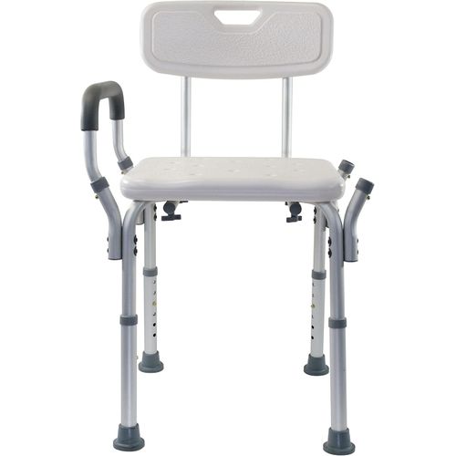 1 Folding Steel Bedside Commode Chair, Portable Toilet, Supports Individuals Weighing Up To 150Kg, with 7.5 Qt. Bucket and 13.5 Inch Seat, Grey
1 Folding Steel Bedside Commode Chair, Portable Toilet,