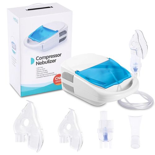 Household Health Medical Nebulizers Machine Portable Compressor Nebulizer for Asthma Breathing Coach with mouthpiece & mask, low noise compression.