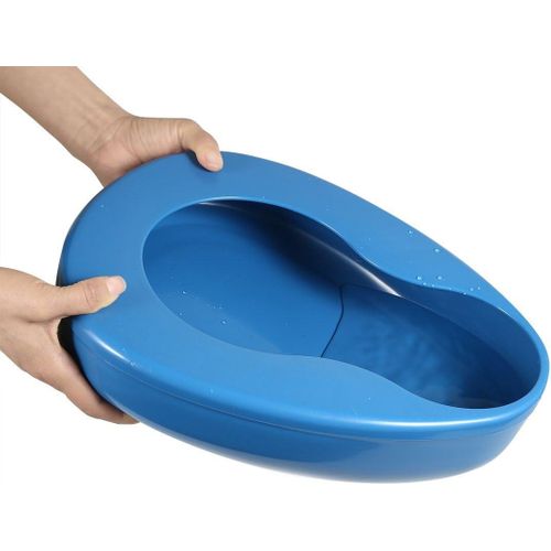 Bedpan for Elderly Females Heavy Duty Bed Pans for Elderly Men Women Thick Large Bedpans for Bedridden Patient Hospital Home Bed Pan Emergency Device (Blue)
Bedpan for Elderly Females Heavy Duty Bed P
