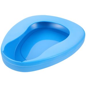 Bedpan for Elderly Females Heavy Duty Bed Pans for Elderly Men Women Thick Large Bedpans for Bedridden Patient Hospital Home Bed Pan Emergency Device (Blue)
Bedpan for Elderly Females Heavy Duty Bed P