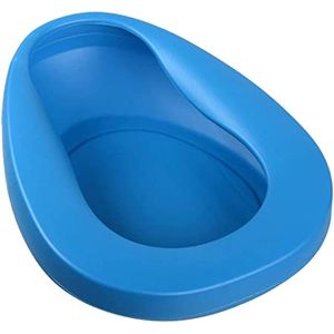 Bedpan for Elderly Females Heavy Duty Bed Pans for Elderly Men Women Thick Large Bedpans for Bedridden Patient Hospital Home Bed Pan Emergency Device (Blue)
Bedpan for Elderly Females Heavy Duty Bed P