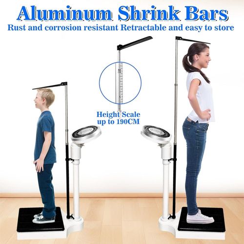 Physician Beam Scale, Classic Mechanical Beam Scales with Large Round Dial, Height and Weight Scale, Dual Reading KG/LB (A)
Physician Beam Scale, Classic Mechanical Beam Scales with Large Round Dial,