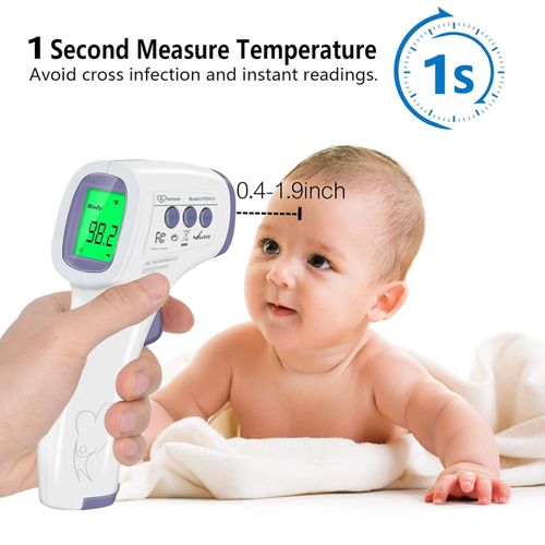 Digital Thermometer for Adults and Kids, No Touch Forehead Thermometer for Baby, 2 in 1 Body Surface Mode Infrared Thermometer with Fever Alarm and Instant Accuracy Readings
Digital Thermometer