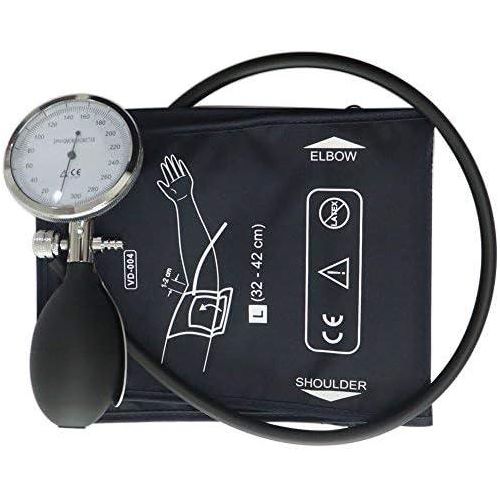 Manual Blood Pressure Cuff/ Aneroid Sphygmomanometer Blood Pressure Set W/Adult Cuff, Carrying Case and Calibration Tool
Manual Blood Pressure Cuff/ Aneroid Sphygmomanometer Blood Pressure Set W/Adult