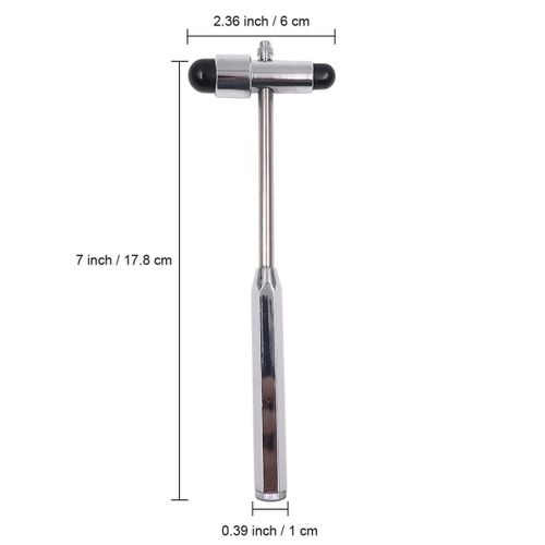 Buck Neurological Hammer, Tromner Reflex Hammer with Needle and Brush, for Neurologic Reflex Diagnosis and Testing
Buck Neurological Hammer, Tromner Reflex Hammer with Needle and Brush, for Neurologic