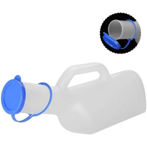 Male Urine Bottle, 800Ml Portable Urinals for Men, Outdoor Urine Storage Mobile Toilet, Urine Collector with Lid Kids Adults for Travel Container Truckers Hospitals
Male Urine Bottle, 800Ml Portable U