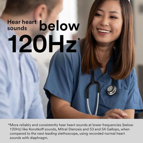 3M Littmann Classic III Monitoring Stethoscope, 5620, More Than 2X as Loud, Weighs Less, Stainless Steel Chestpiece, 27" B
3M Littmann Classic III Monitoring Stethoscope, 5620, More Than 2X as Loud, W