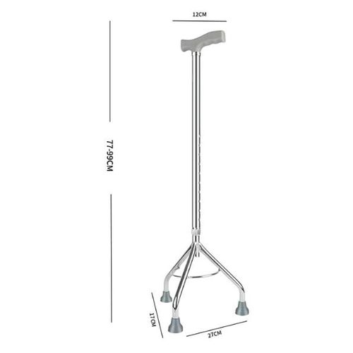 Elderly Walking Stick Non-slip Adjustable Height Tripod Aluminum Alloy Crutch WalkerElderly Walking Stick Non-slip Adjustable Height Tripod Aluminum Alloy Crutch Walker
