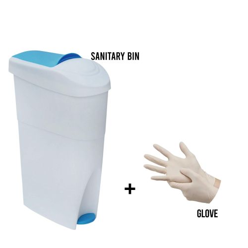 SANITARY BIN + GLOVE