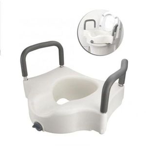 TOILET SEAT RAISER WITH ARMREST