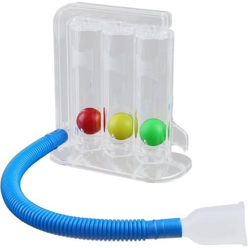 3-Ball Deep Breathing Trainer Capacity Training Device Incentives Spirometer Spirometry Breathing Exercises and Measure Deep Breathing Trainer
3-Ball Deep Breathing Trainer Capacity Training Device In