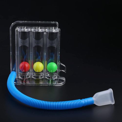 3-Ball Deep Breathing Trainer Capacity Training Device Incentives Spirometer Spirometry Breathing Exercises and Measure Deep Breathing Trainer
3-Ball Deep Breathing Trainer Capacity Training Device In
