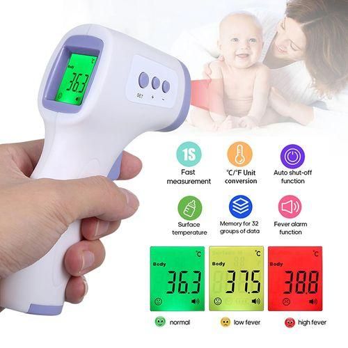 AIQURA Infrared Digital Temperature Meter with Digital Display and Memory for Reading Storage
Medical Fever Infrared Thermometer Digital Non-contact Laser Body Baby Adult Forehead Temperature
