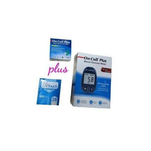 On Call Plus GLUCOMETER FULL KIT ( Glucometer + Syringe + 50 Blood Test Strips+ 100 Sterilized Lancets)
generic-on-call-plus-glucometer-full-kit-glucometer-syringe-50-blood-test