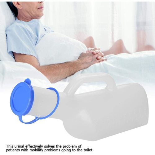 Male Urine Bottle, 800Ml Portable Urinals for Men, Outdoor Urine Storage Mobile Toilet, Urine Collector with Lid Kids Adults for Travel Container Truckers Hospitals
Male Urine Bottle, 800Ml Portable U
