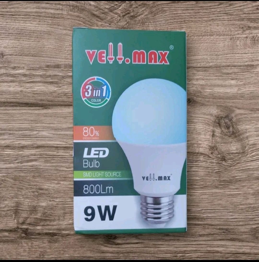 (BLACK FRIDAY SALES) Vell max 9 Watts 3 Colour Changing LED Bulb