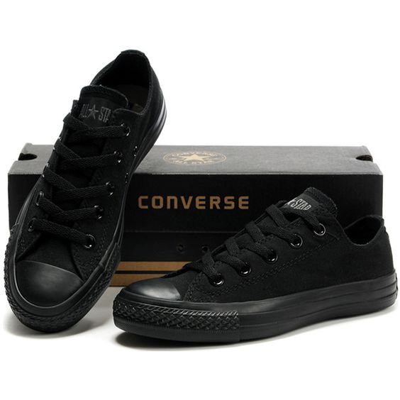 converse chuck taylor all star (black) rubber shoes