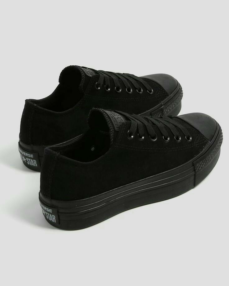 converse chuck taylor all star (black) rubber shoes