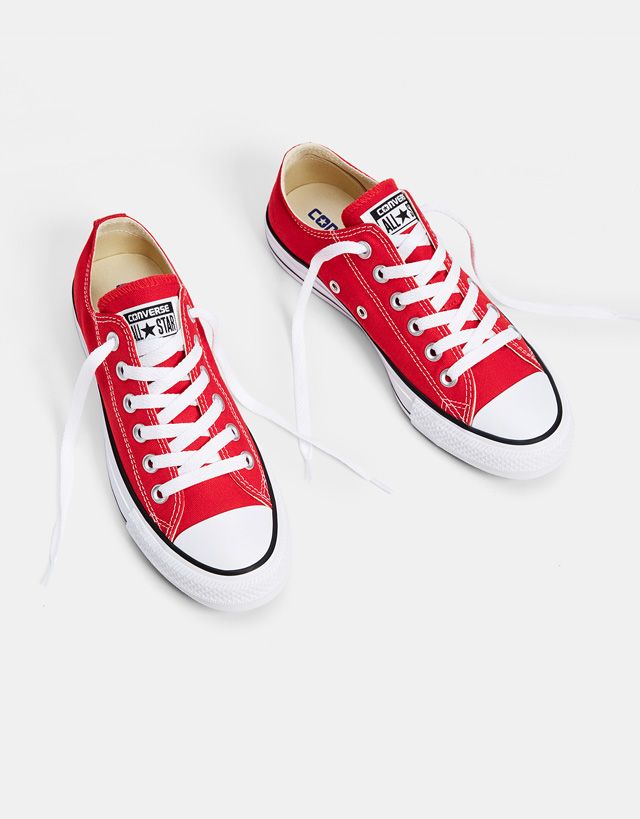 converse red chuck taylor rubber shoes