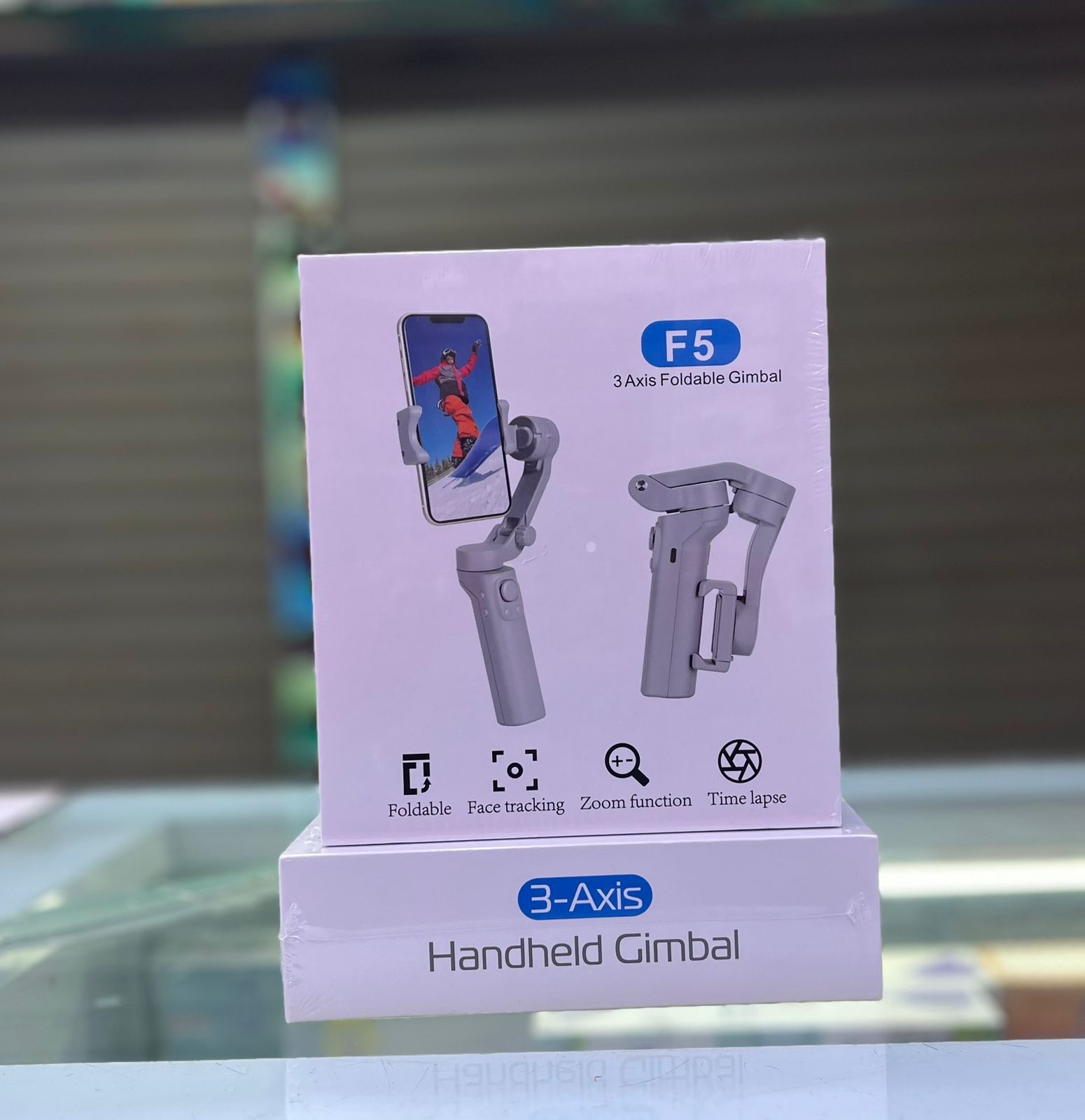 📸 F5 3-Axis Foldable Handheld Gimbal