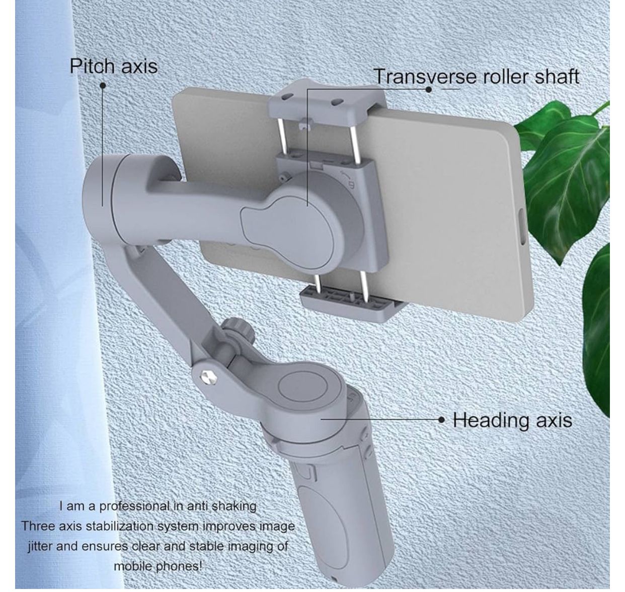 📸 F5 3-Axis Foldable Handheld Gimbal